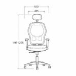 High Back Ergonomic Mesh Office Chair - Image 3