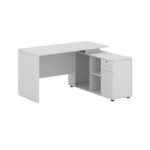 Executive Office Desk White-Side Storage | Dubai & UAE - Image 2