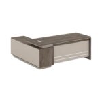 Premium CEO Executive Office Desk with L-Sider