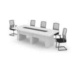 Modern White Conference Office Meeting Table