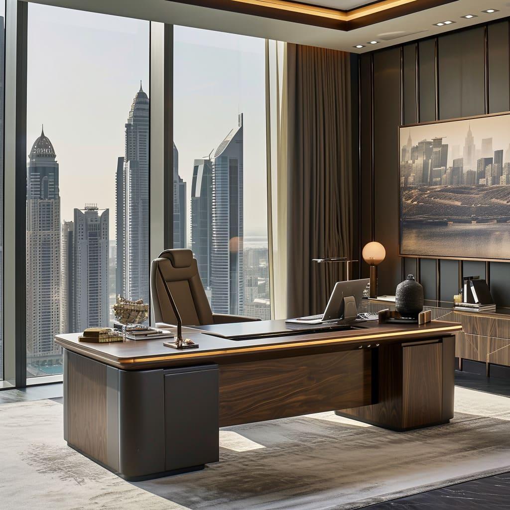 Modern executive office desk dubai