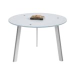 Luxury Top Glass Round Meeting Table