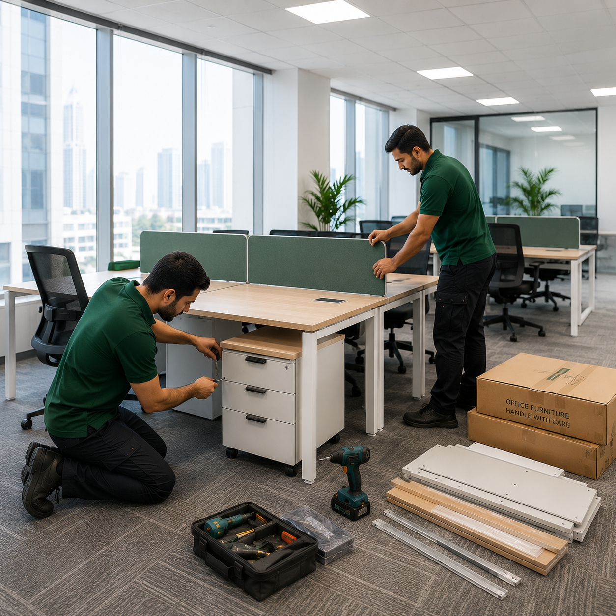 Tedd Furniture LLC Professional Office Furniture Installation Dubai