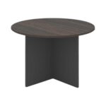 Coffee Grey Round Meeting Table